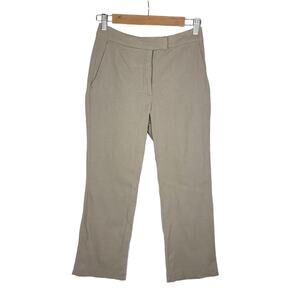 Mango MNG Suit Linen Blend Tan Pants 2